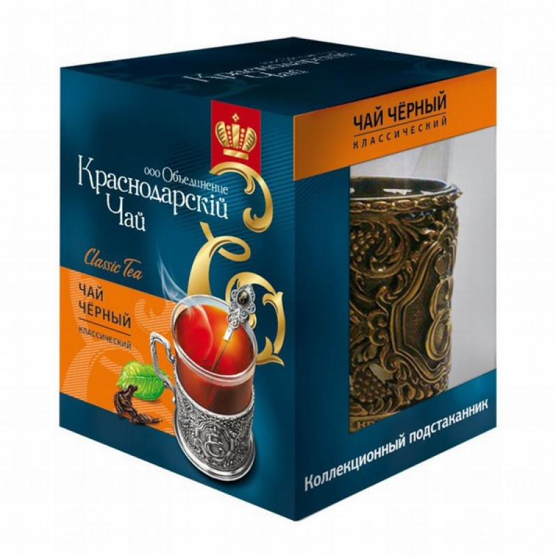 Tēja Krasnodarskij Melnā 30g + GIFT GLASS 1/6 (14.01.2028) Krievija