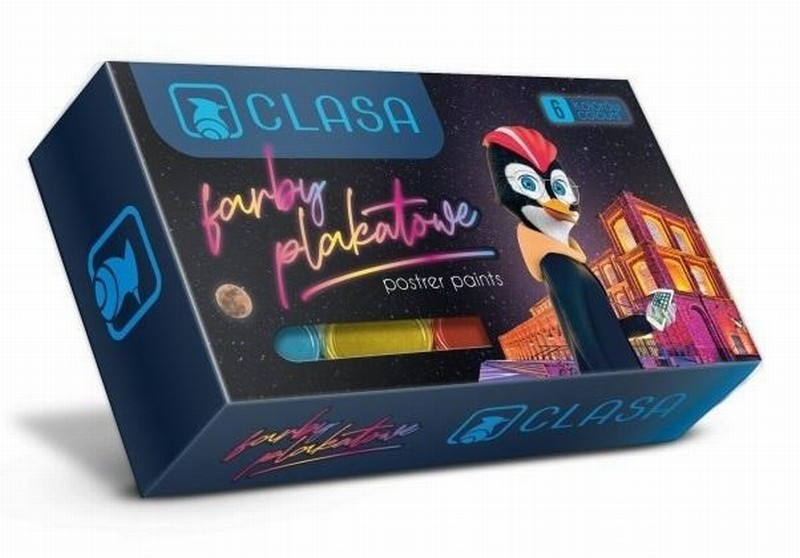 Guaša krāsas 6 krāsas