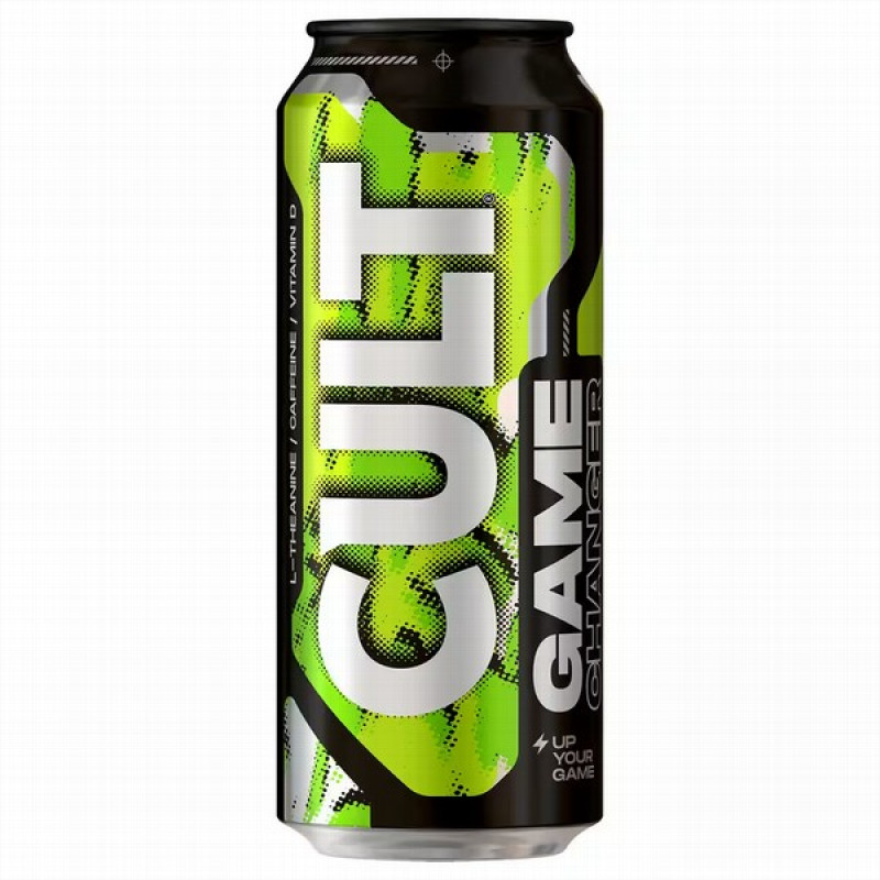 Enerģijas dzēriens Cult Game Changer 0.5L DEPOZĪTA (08.10.2026)