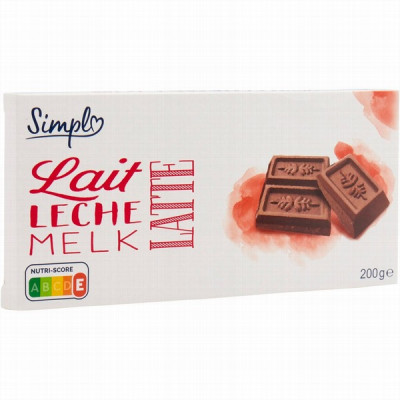 Šokolāde Simply Piena 200g ()Francija