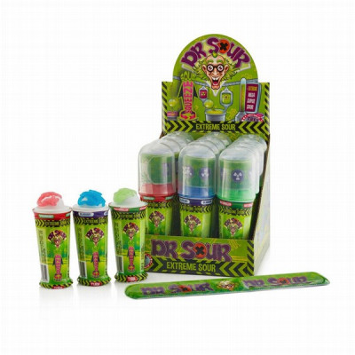 Želejkonfekte Dr.Sour Twist n sqeeze 12*25g(259.06.27)ĶĪNA