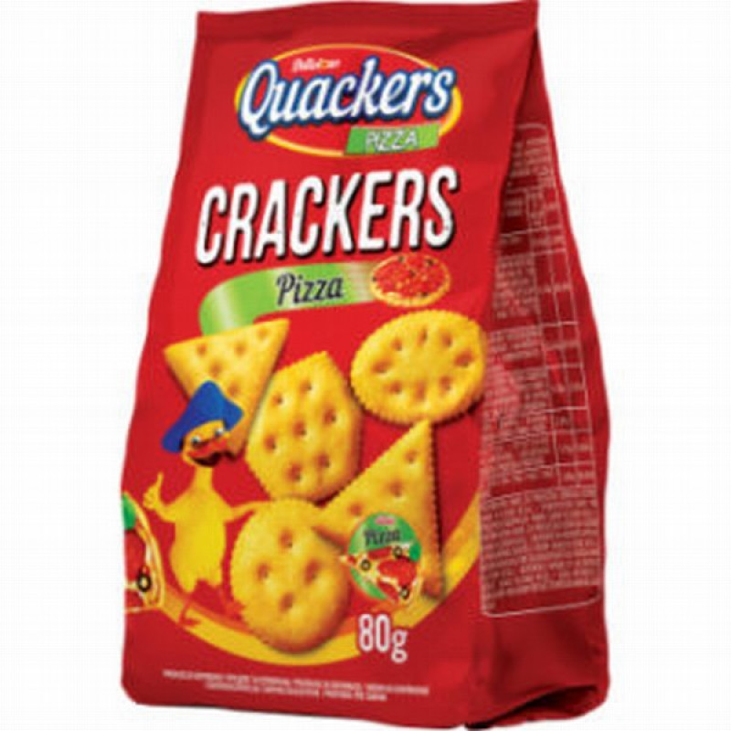 Krekeri Quackers ar picas garšu 80g(24.03.26)