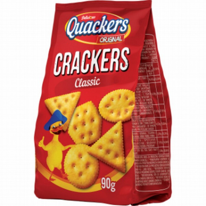 Krekeri Quackers klasiskie 90g((07.04.26))