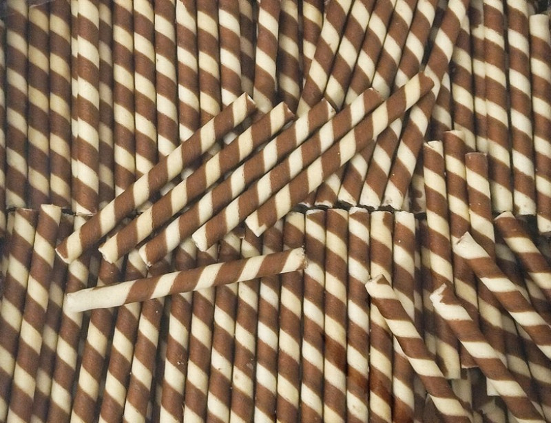 Vafeļu trubiņas ar kakao 3.3kg (01.01.26)Ukraina