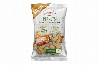 Zemesrieksti Mogy ar sāļās karameles garšu 130g (18.10.25)Ungārija