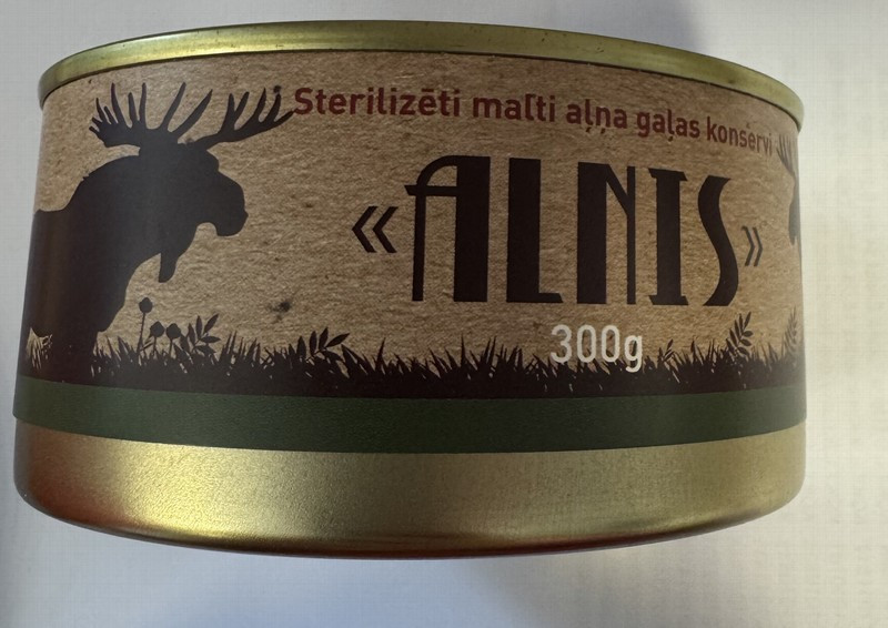 Aļņa gaļa malta sterilizēta 300g Švēde(08.01.2027)Latvija