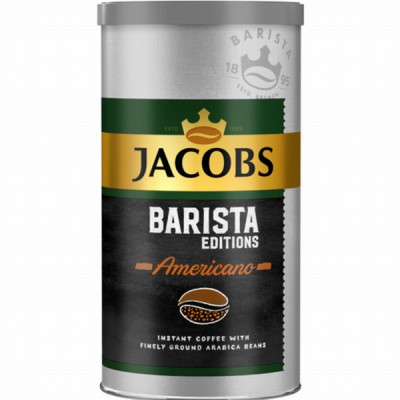 Kafija šķīstošā Jacobs barista Americano 170g (10.05.26)Lielbritānija