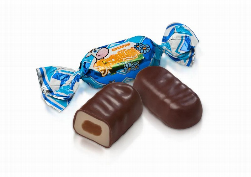 šokolādes konfektes  Zabodaika ar iebiezinātu pienu 1kg (12.08.26)Ukraina