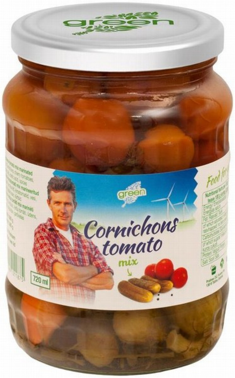 Dārzeņu asorti 680g Green marinēti (gurķi+tomāti) (20.12.27) Vjetnama