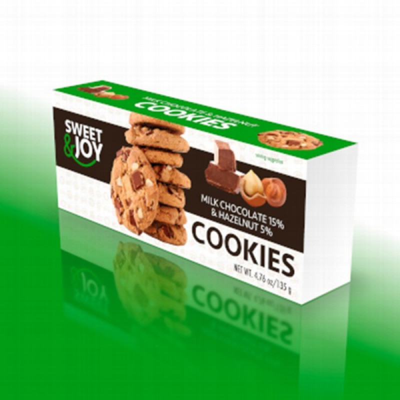 Cepumi Sweet&Joy šokolāde ar lazdu riekstiem 135g (06.06.26)POLIJA