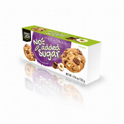 Cepumi Sweet&Joy ar šokolādi un riekstiem bez cukura 135g 1/12(05.05.26)POLIJA