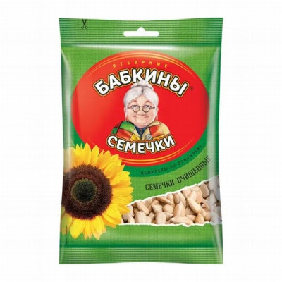 Saulespuķu sēklas Babkiny LOBĪTAS 100g 1/30(07.09.25)KRIEVIJA