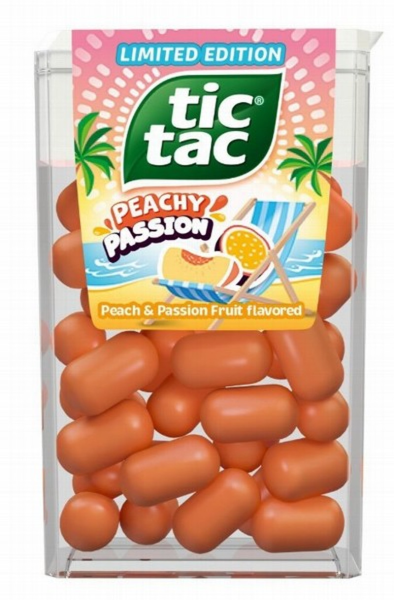 Dražejas Tic Tac peachy passion 18g 1/24 (19.06.26) Īrija