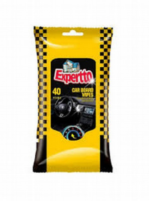 Mitrās salvetes Expertto automašīnu paneļiem 40gb (30.05.28)Rumānija