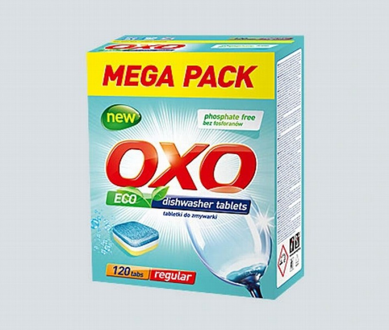 Trauku mazgāšanas kapsulas OXO piparmētru 120gb (07.11.27) Polija