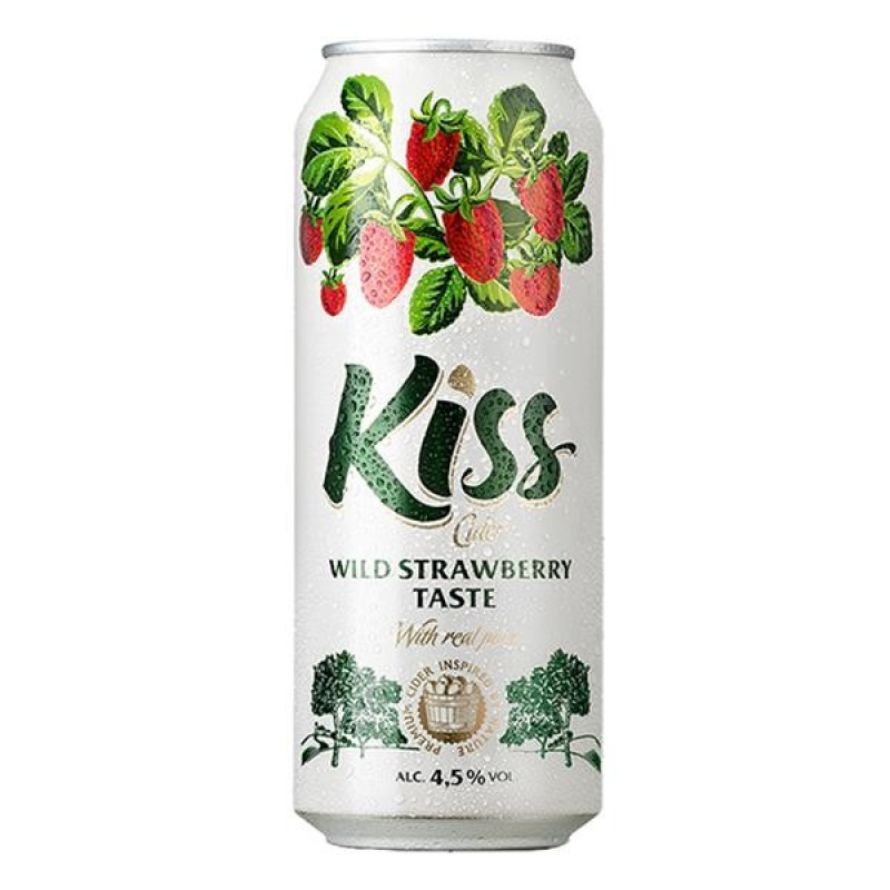Sidrs Kiss wild strawberry 4.5% 0.5L 1/24 (12.12.26)