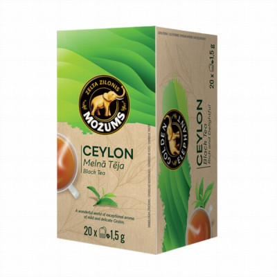 Tēja Možums melnā Ceylon 20x1.5g (31.10.25) Polija LABA CENA
