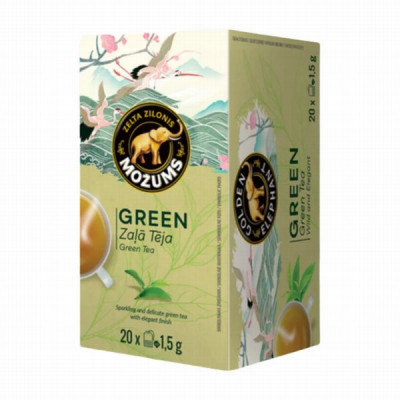 Tēja Možums zaļā GREEN 20x1.5g (31.10.25) LABA CENA