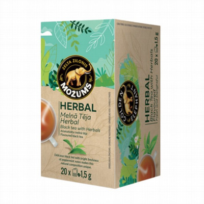 Tēja Možums melnā herbals 20x1.5g (31.10.25) Polija LABA CENA