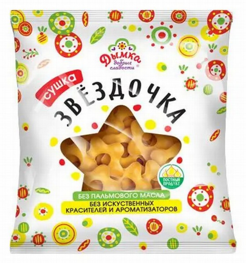 Sausiņi Zvjozdočka vaniļas 200g(20.04.26) Krievija