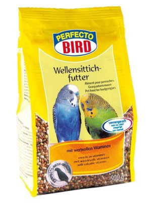 Barība mazajiem papagaiļiem Perfecto 500g (30.07.26)Vācija