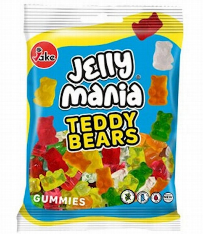 Želejkonfektes Jakes Jellymania Teddy Bears 100g(04.27)ES