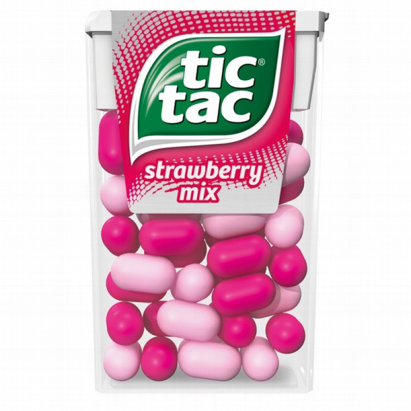 Dražejas Tic Tac Zemeņu Mix 18g (05.08.26)IRL