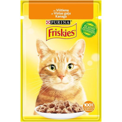 Kaķu konservi Friskies ar vistas gaļu 85g (30.09.25)POLIJA