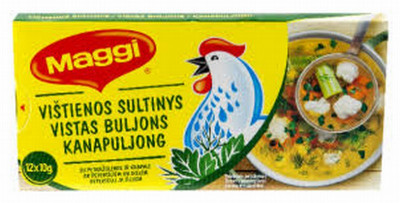 Buljons Maggi vistas ar dillēm un pētersīļiem 120g Slovākija (04.2026)