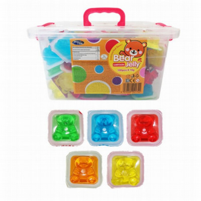 Želejkonfektes Cartoon Bear Jelly 100gb*16g (15.12.27)Ķīna