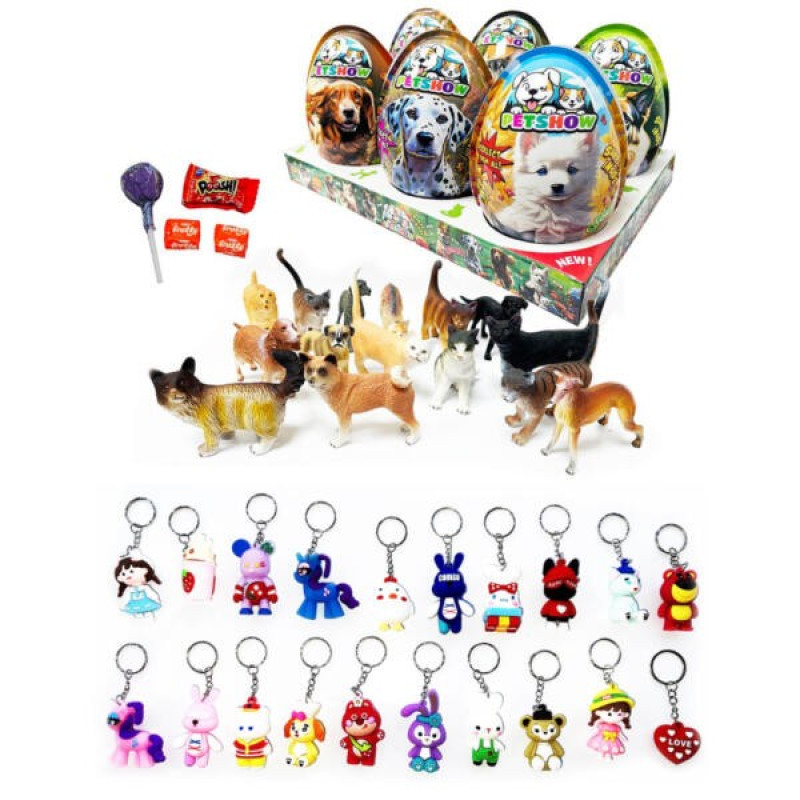 Ola ar pārsteigumu Pet show toy 18gb*10gr (01.09.28) Ķīna