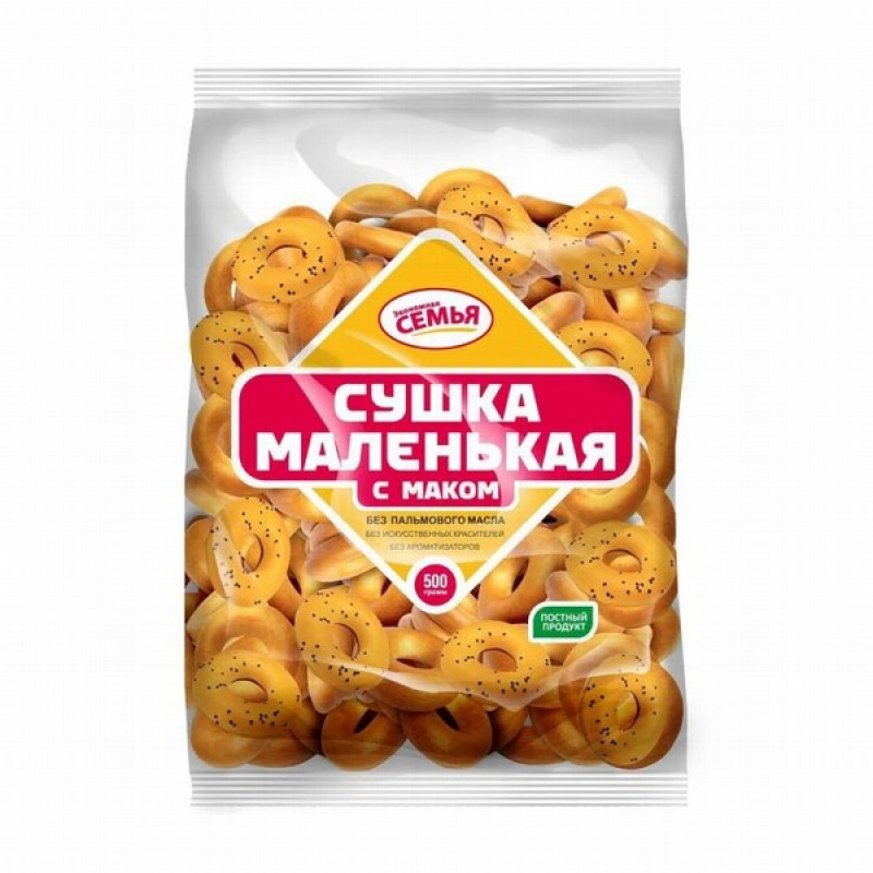 Sausiņi Maļeņkaja ar magonēm 500g(18.03.26) Krievija