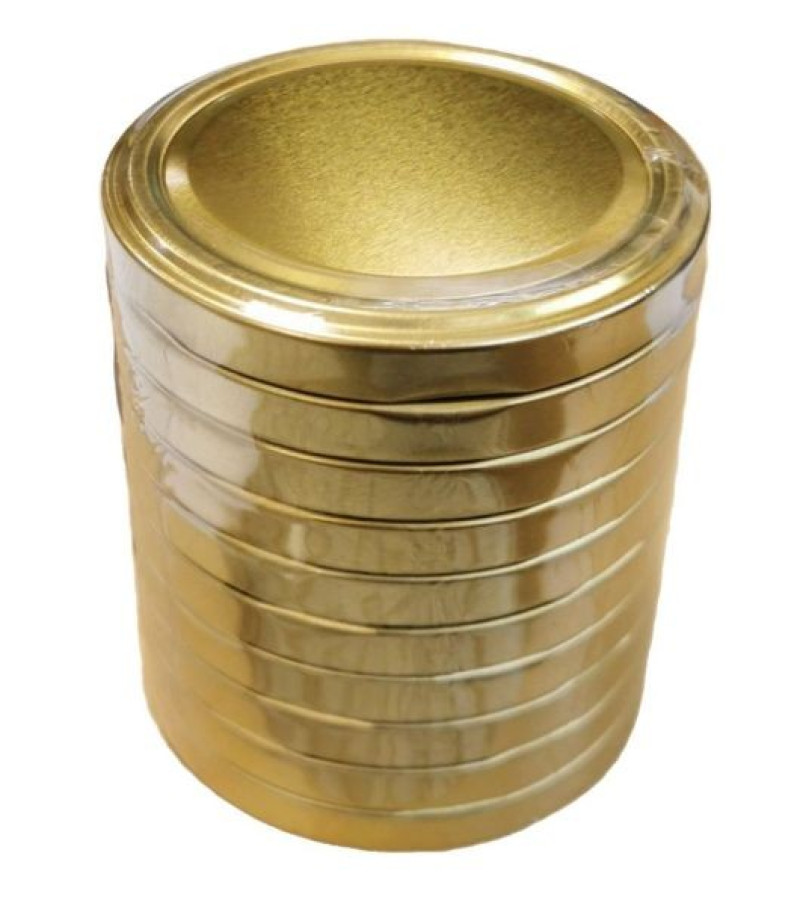 Vāciņi metāla skrūvējamie vienkrāsaini MAZIE 66mm 10gb 1/80