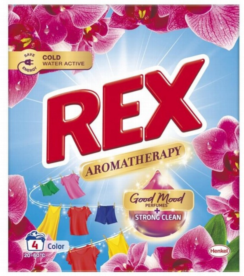 Veļas pulveris Rex Orchid color 220g Polija