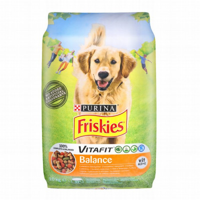 Suņu sausā barība Friskies ar vistas gaļu 10kg (31.12.25)Ungārija