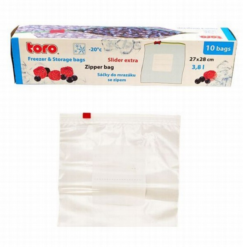 Maisiņi sasaldēšanai Toro zip 2L/10gb 