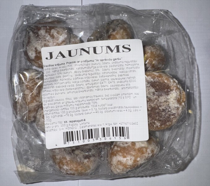 Prjaņiki glazēti krējuma ar aprikožu pildījumu 300g 1/12 (19.03.26) Ukraina