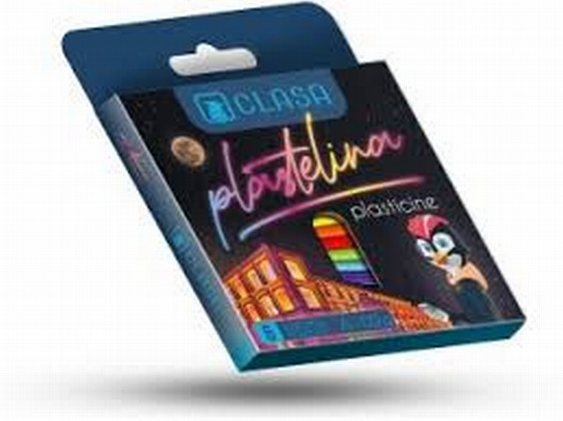 Plastilīns 6krāsu CLASA