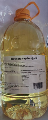 Eļļa Rapšu Daina 5L (11.08.26)