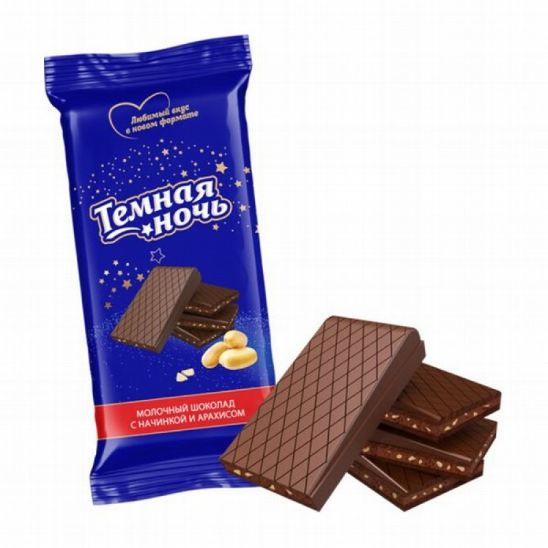 Šokolāde  Tjomnaja noč arahis 80g(14.02.26)LABA CENA