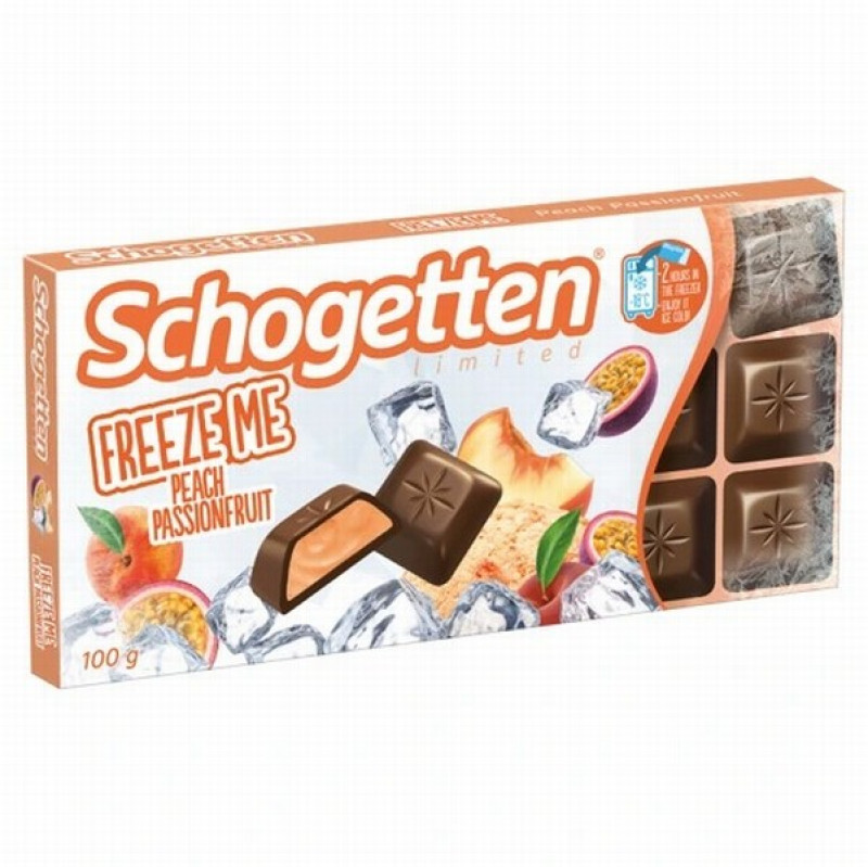 Šokolāde Schogetten Freez me Peach 100g 1/15 (28.02.27) Vācija