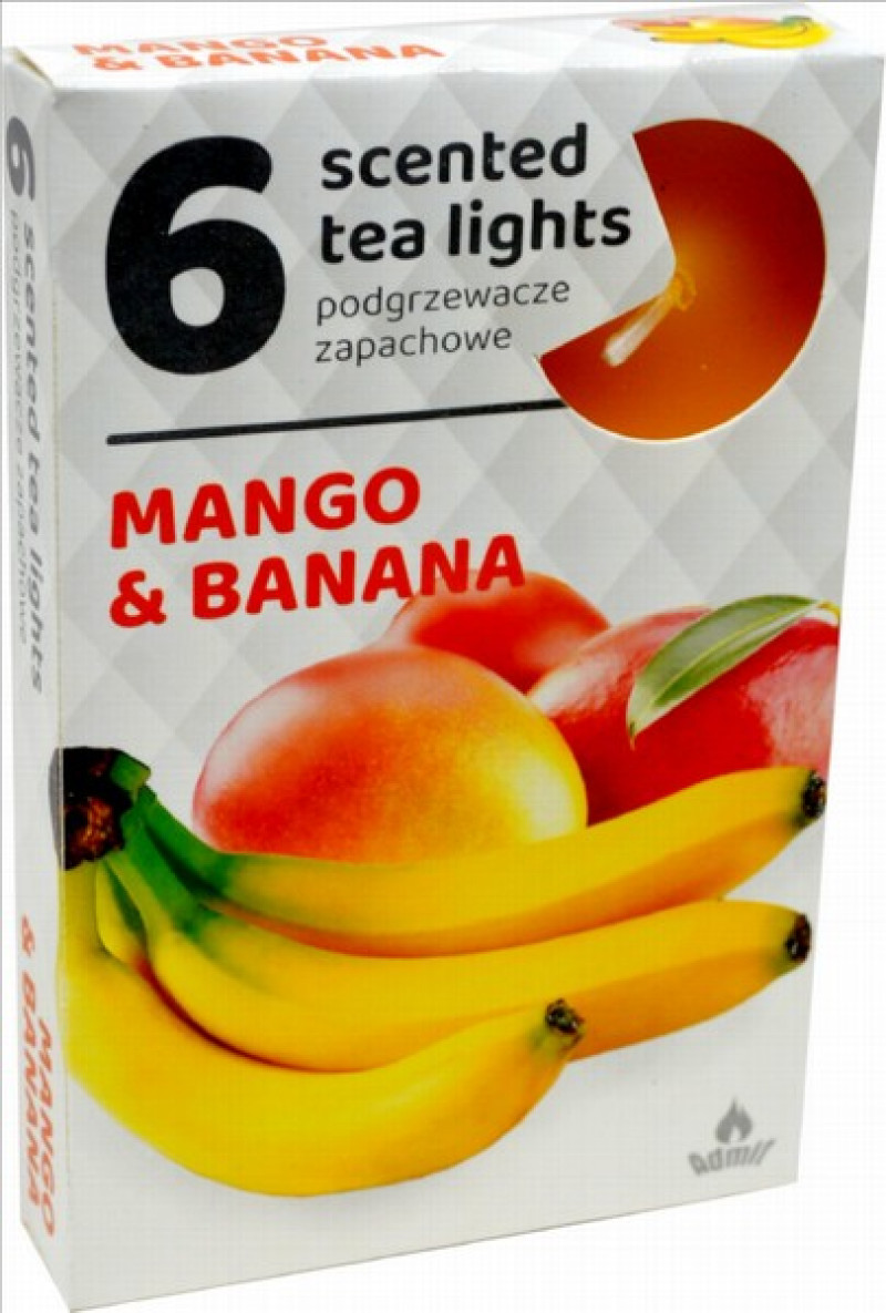 Svece Mango banāns aromātiskā  1/6