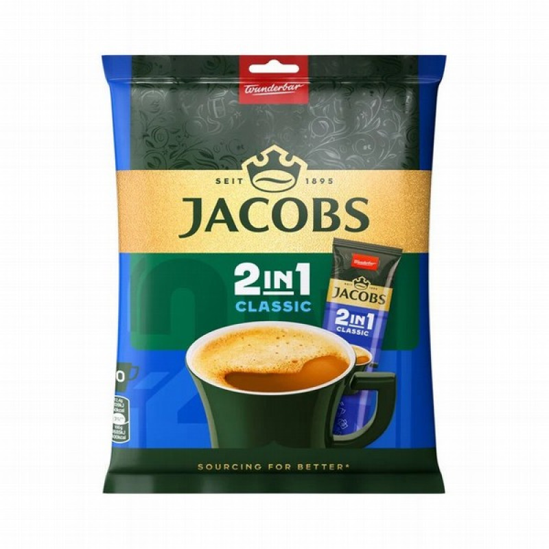 Kafijas dzēriens Jacobs classic 2in1 10gb*12.4g (16.10.26) Čehija