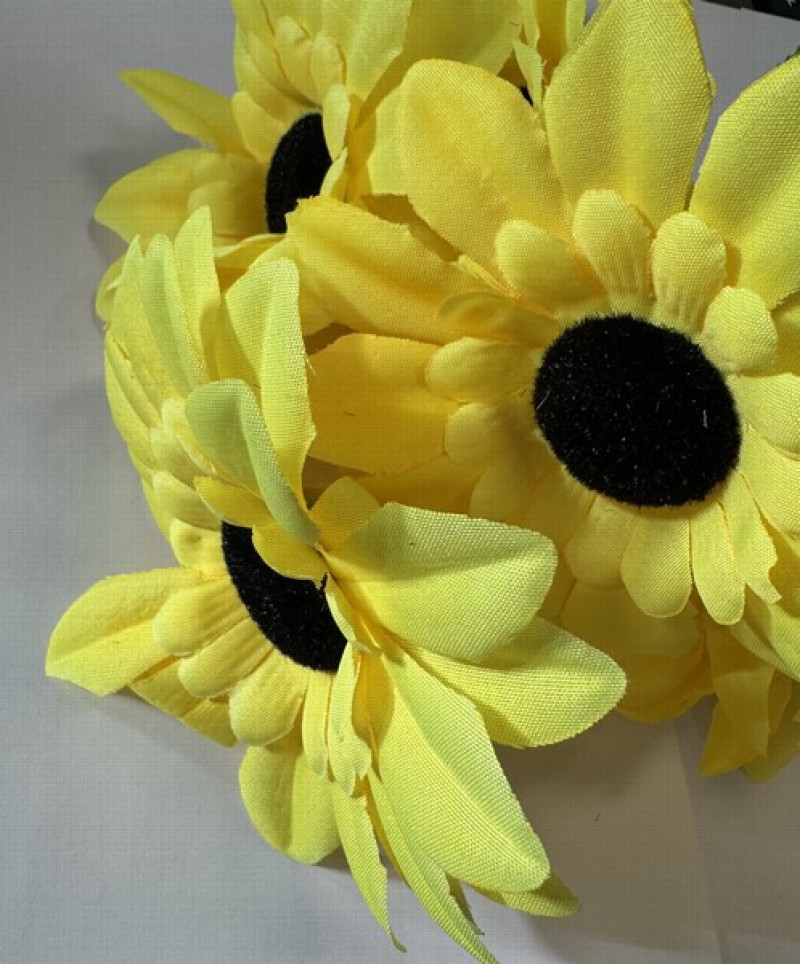 Mākslīgie ziedi Gerbera dzeltena 