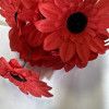 Mākslīgie ziedi Gerbera sarkana