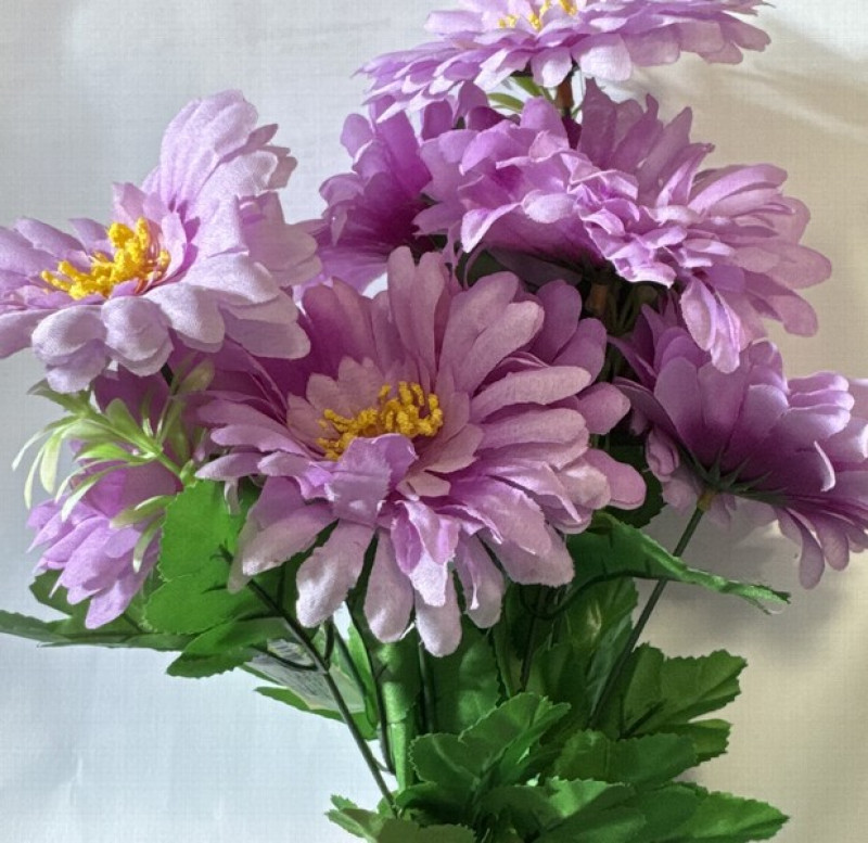 Mākslīgie ziedi Gerbera violeta
