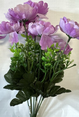 Mākslīgie ziedi peonija violeta,rozā