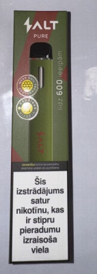 Elektroniskā cigarete vienreizlietojamā SALT pure Moss green 20mg/ 2ml