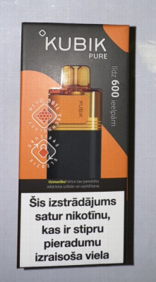 Elektroniskā cigarete vienreizlietojamā KUBIK Fire orange 20mg/ 2ml