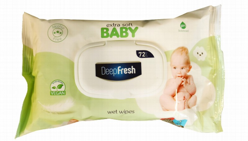 Mitrās salvetes Deep fresh Extra soft 72gb